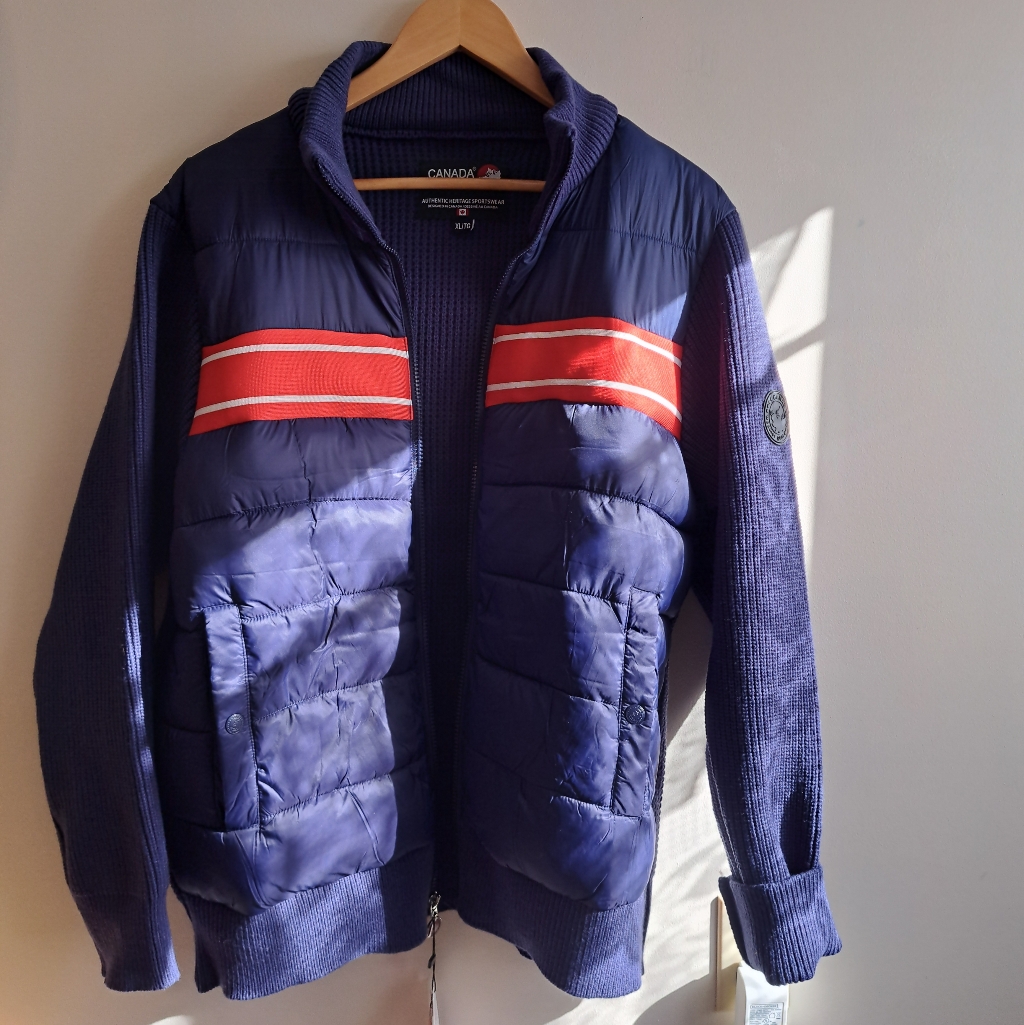 Canada Weather Gear Navy And Red Jacket